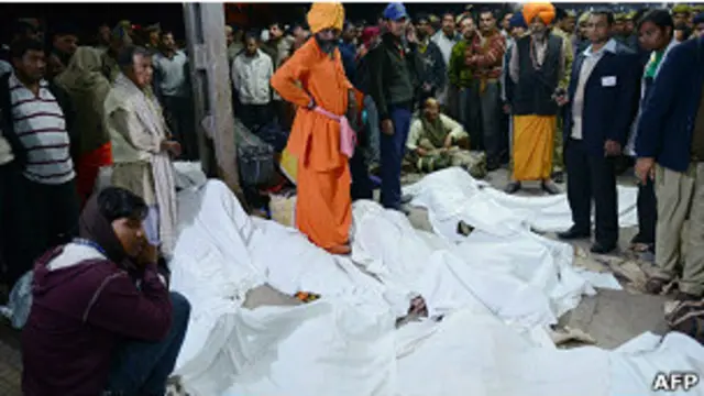 После давки на железнодорожной станции в Аллахабаде