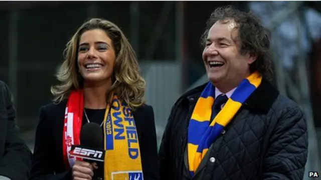  John Radford, Carolyn Still, Mansfield Town