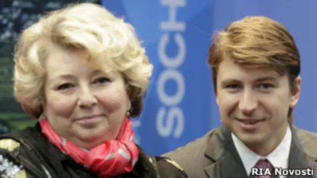 Олимпийский чемпион по фигурному катанию Алексей Ягудин с бывшим тренером Татьяной Тарасовой