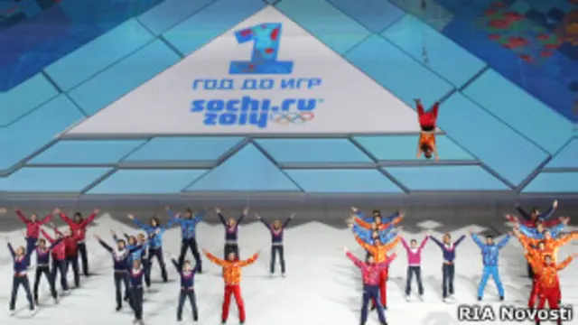 Шоу в Ледовом дворце в Сочи 7 февраля 2014 г.