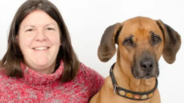 Джулиан Камински с собакой