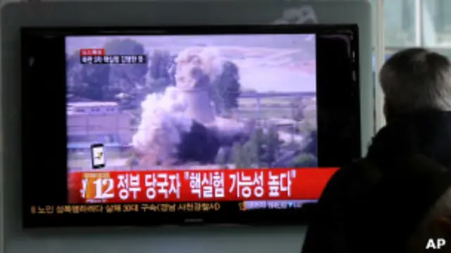 Berita tentang uji coba nuklir Korut