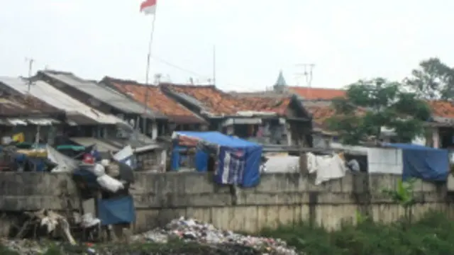 Kampung kumuh Jakarta