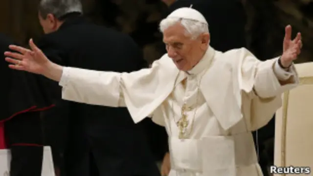 Папа Бенедикт в Ватикане