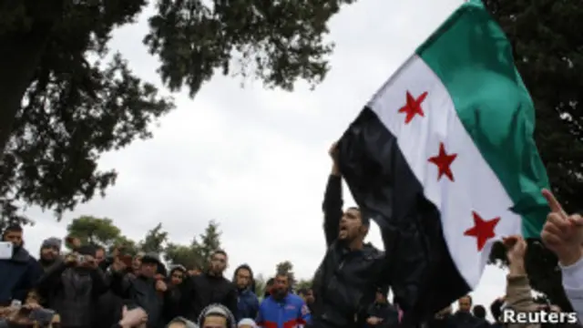 Bendera oposisi Suriah