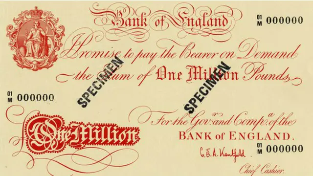 Billete de un millón de libras