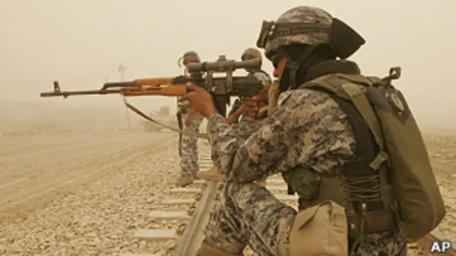 Иракский солдат с СВД