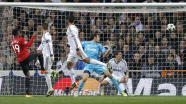 رونالدو يحرز هدف التعادل للريال بضربة رأس