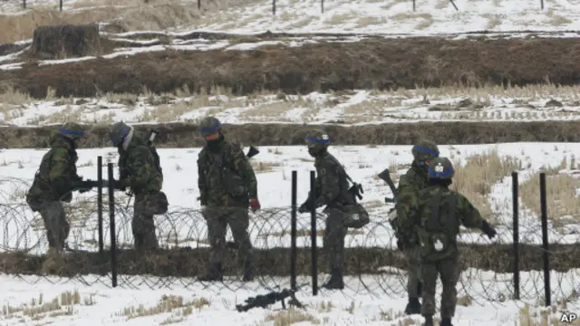 Latihan Tentara Korea Selatan.