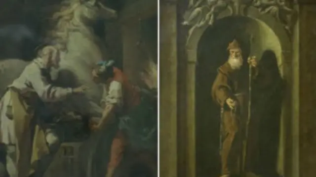 The Miracle of Saint Eloi by Gaetano Gandolfi dan Saint Francis