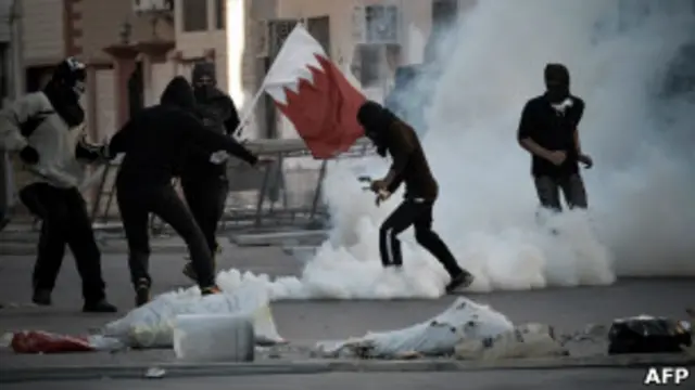 الاحتجاجات تصاعدت مع اقتراب موعد سباق الفورمولا 1 في البحرين.