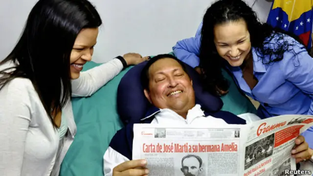Chávez y sus hijas