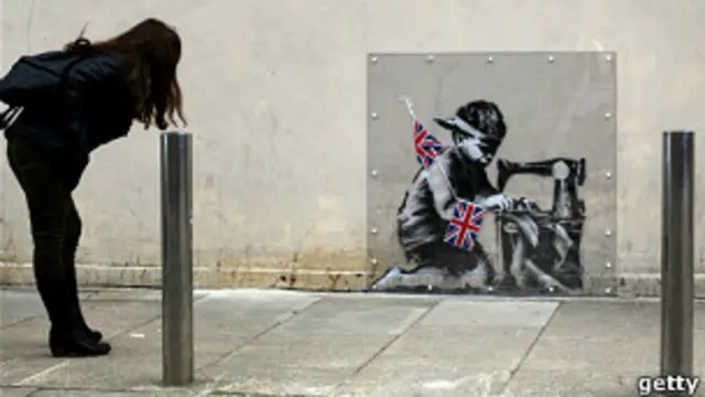 Работа Бэнкси "Рабский труд"