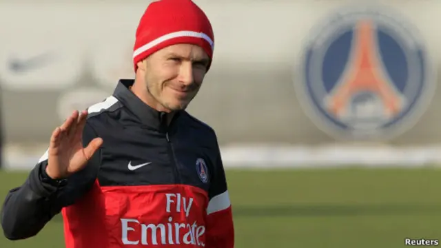 David Beckham kemungkinan akan diturunkan dalam laga melawan Sochaux. 