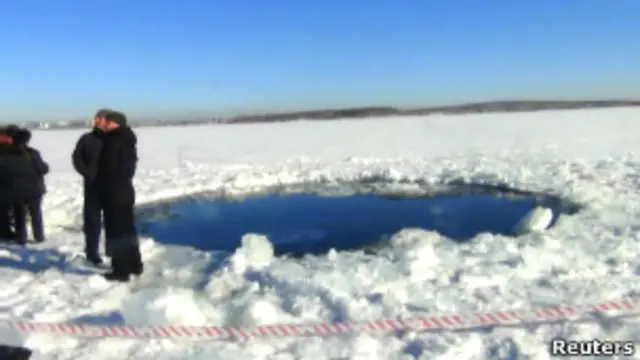 Спасатели на озере Чебаркуль