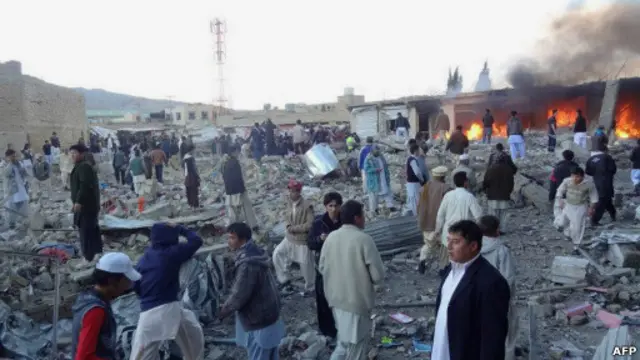 Serangan bom di Quetta, Pakistan.