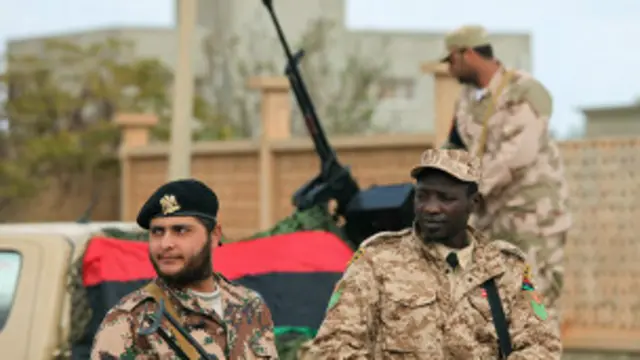 قوات أمن ليبية