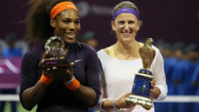سرینا اور ازارینکا کے درمیان گزشتہ سات گرینڈ سلیم مقابلوں میں سے پانچ کے ٹائٹل تقسیم ہوئے ہیں