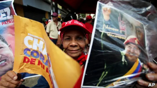 Сторонники Чавеса 
