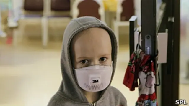 Niño ruso con cáncer