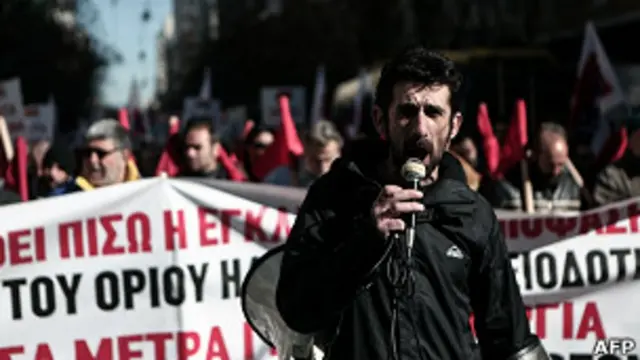 Protestas en Grecia