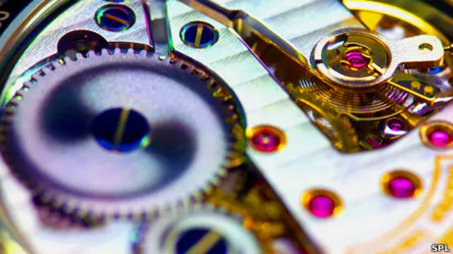 Mecanismo de un reloj de pulsera