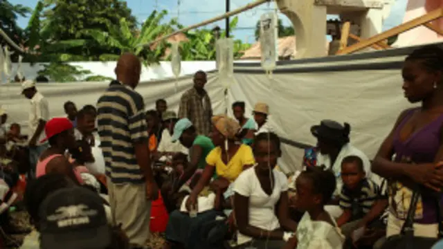 Korban kolera di Haiti