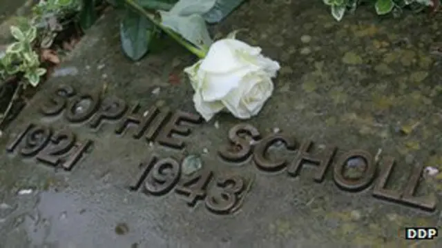 Могила Софи Шолль