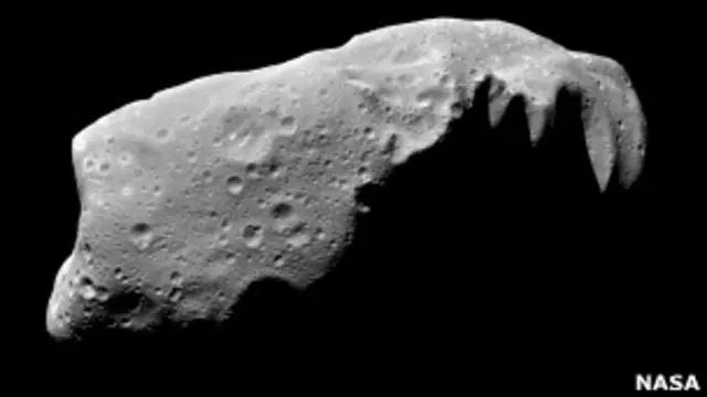 Fotografía del asteroide Ida