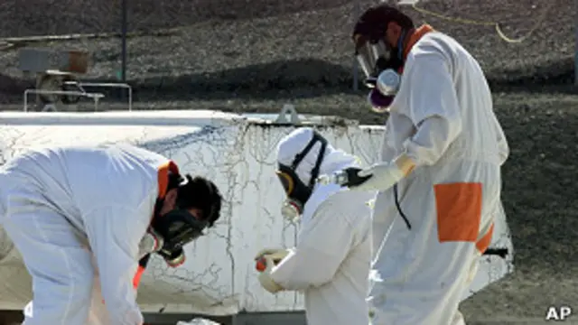 Работы на комплексе по хранению радиоактивных отходов