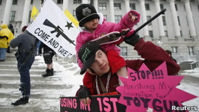 Сторонники свободного оборота стрелкового оружия в штате Юта