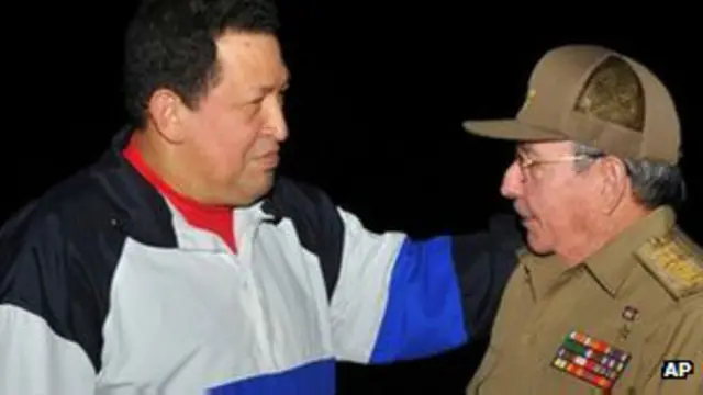 Уго Чавес с Раулем Кастро