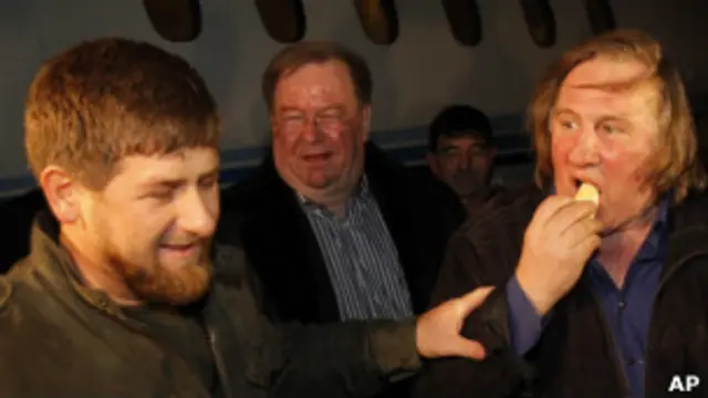 Рамзан Кадыров и Жерар Депардье