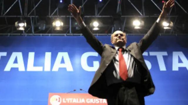 يسار الوسط يفوز على برلسكوني