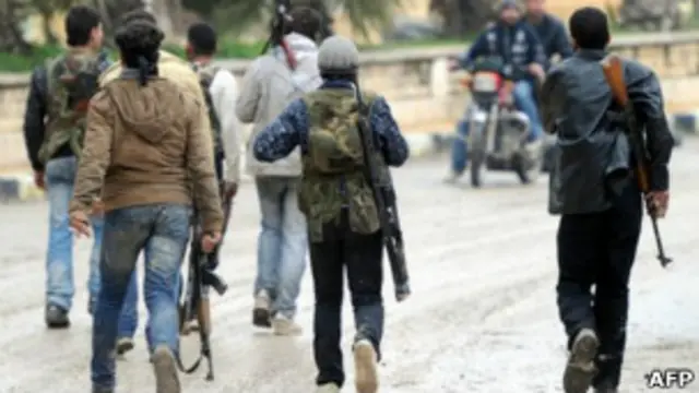 Вооруженные люди в Сирии