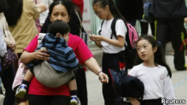 Empleada doméstica en Hong Kong