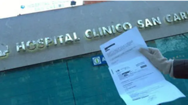 Notificación de cobro a una inmigrante ilegal