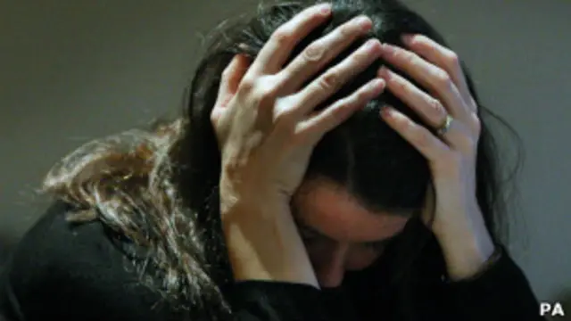 Persona con depresión