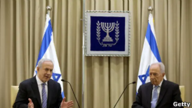 نتنياهو مع بريز