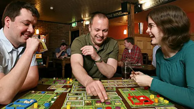 Jugadores de juegos de mesa