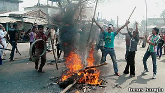 बांग्लादेश, हिंसा, हड़ताल