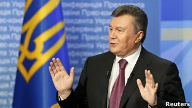 Президент Украины в изгнании Виктор Янукович