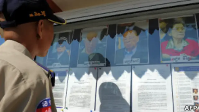 Gambar para pemimpin Khmer Merah