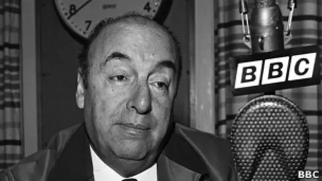 1965 में पाब्लो नेरूदा बीबीसी से बात करते हुए.