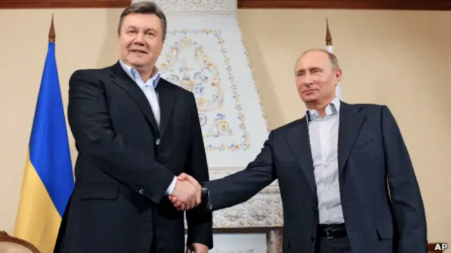 Путин и Янукович
