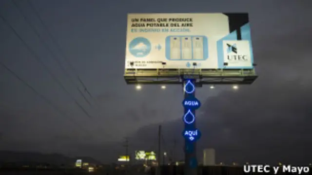 Panel que convierte el aire en agua potable