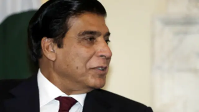 رئيس الوزراء الباكستاني راجا برفيز أشرف