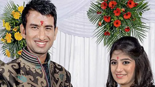 चेतेश्वर पुजारा और पूजा