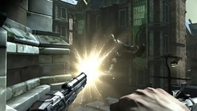 Dishonored menggunakan pendekatan first-person action.