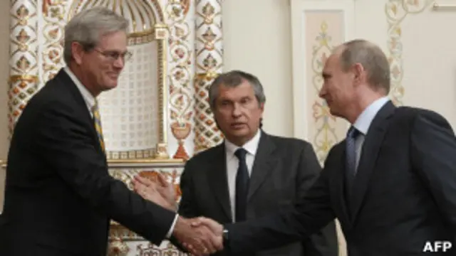 Гринли, Сечин и Путин